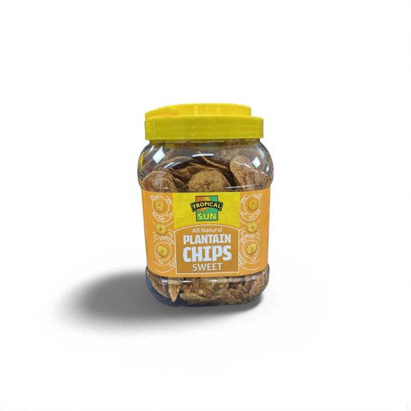 Tropical Sun, All Natural, Plantain Chips Sweet (500g)